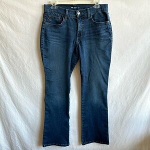 Lee Easy Fit 1989 slight flare blue jeans, size 10